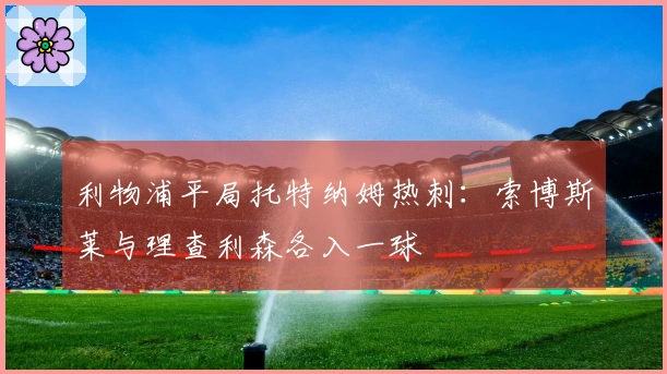 利物浦平局托特纳姆热刺：索博斯莱与理查利森各入一球